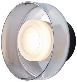Applique a LED LED/8W/230V 3000K nero/fumé