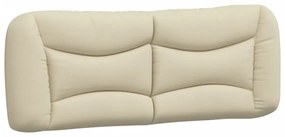 Cuscino testiera crema 120 cm in tessuto
