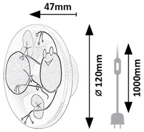 Rabalux 71070 - Applique a LED FROGGO LED/9W/230V 3000/4000/6500K