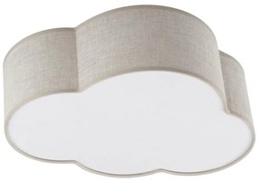 Brilagi - Plafoniera per cameretta NIMBUS MINI LINEN 2xE27/15W/230V 31x43 beige