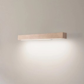 TK Lighting Lampada da parete in legno LED Teo, pino, 46 cm, 3000 K
