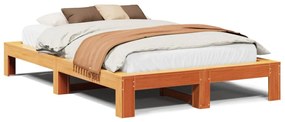 Letto senza materasso marrone cera 120x200 cm in legno di pino