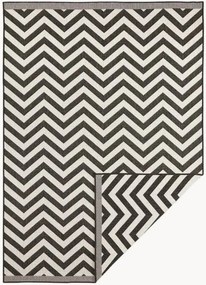 Tappeto reversibile da interno-esterno con motivo zigzag Palma