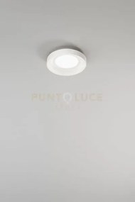 Plafoniera in metallo colore bianco opaco hive led 30w cct 3000k 4...
