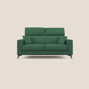 Pegaso divano letto con poggiatesta reclinabili e rivestimento T02 verde