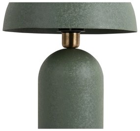 Lampada da tavolo verde con paralume in metallo (altezza 43 cm) Boaz - Leitmotiv