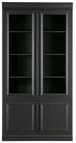 Vetrina in legno di pino nero 110x215 cm Organize - BePureHome