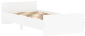 Giroletto bianco 90x200 cm in legno multistrato