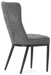 Sedie da pranzo in set grigie 2 pz Damon – Marckeric