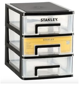Stanley Porta Minuteria Essential Large 3 Cassetti Nero