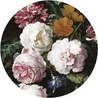 KEK Amsterdam Carta da parati panoramica Golden Age Flowers 1 Circle - S - 1.425m