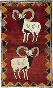 Gabbeh Tappeto persiano 100 x 170 Rosso (Iran) Annodato A Mano