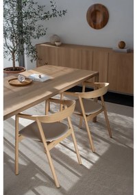 Tavolo da pranzo in rovere massiccio 90x200 cm Derven – Gazzda