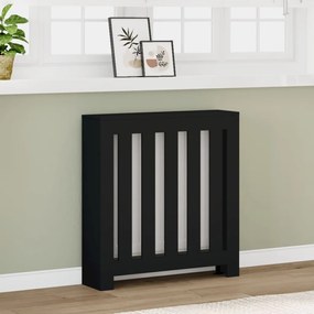 Copertura Termosifone Nera 78x20x82 Cm Legno Multistrato /