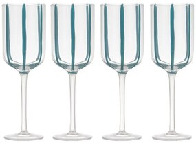 Set di bicchieri da vino 4 pz 350 ml Stripe – Ladelle