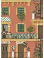 Tapete Alfaro von Cole & Son - Terracotta