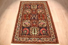 Bakhtiar Tappeto 100x150 (Iran) Annodato A Mano