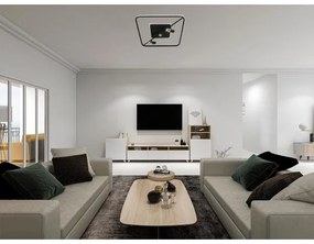 Plafoniera LED dimmerabile LED/70W/230V 3000-6500K nero +remote telecomando