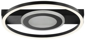 Brilliant -LED RGBW dimmerabile plafoniera MAUREEN LED/20W/230V 3000-6500K nero+ telecomando