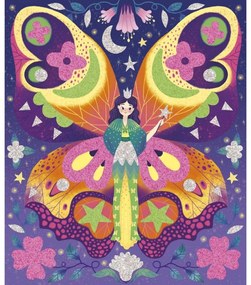 Magic Fairies - Adesivi di gommapiuma e sabbia fosforescente