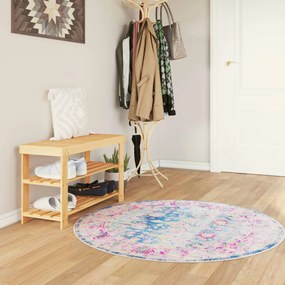 Tappeto Lavabile Multicolore Ø 120 Cm Antiscivolo /