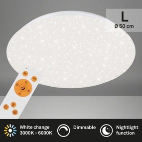 Brilo - Plafoniera LED dimmerabile STARRY SKY LED/40W/230V 3000-6000K + +TC