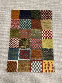 Gabbeh Tappeto 60x40 Rosso (Iran) Annodato A Mano