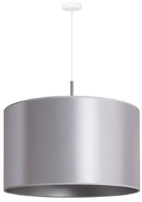 Duolla - Lampadario a sospensione con filo CANNES 1xE27/15W/230V diametro 50 cm argento