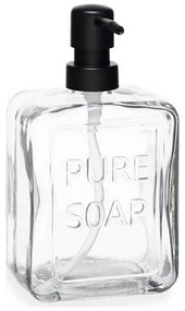 Dispenser di Sapone Pure Soap Cristallo Trasparente Plastica 570 ml (6 Unità)