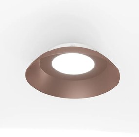 Plafoniera LED moderno Marte, rame Ø 40 cm, luce naturale, 1660 lumen