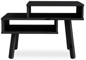 Tavolino in legno di pino nero Haku - Karup Design