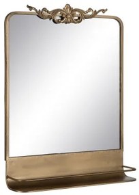 Specchio da parete Dorato Cristallo Ferro 62 x 16 x 65 cm