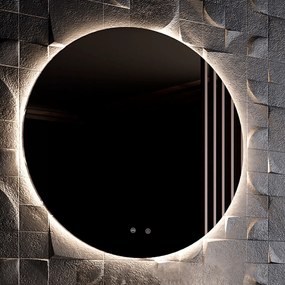Specchio Tondo Diametro 80 Retroilluminato Nofer "Moon"