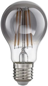 Gla300g- lampadina attacco e27 vetro fume' d.6cm 2700k 680lm 8w