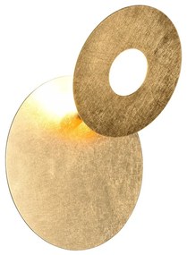 Lampada da parete a LED di colore oro Leano - Trio