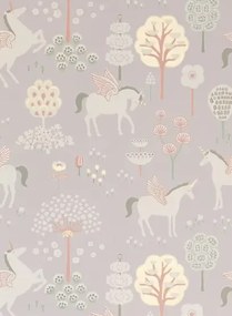 Majvillan Carta da parati True Unicorns - Lilac