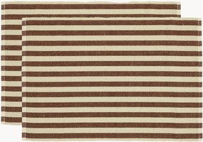 Set di 2 tovagliette americane Statement Stripe