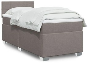Giroletto A Molle Con Materasso Tortora 90x190 Cm İn Tessuto /