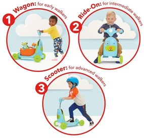 Skip Hop - Bici a spinta 3in1 ZOO cane 3xAAA