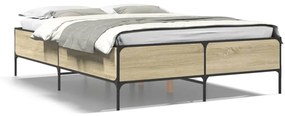 Giroletto Rovere Sonoma 140x190 Cm İn Legno Multistrato Metallo /