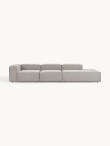 Chaise lounge componibile XL in bouclé Lennon