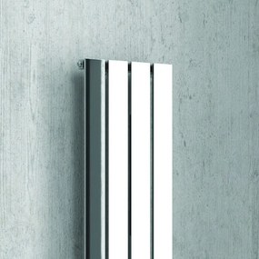 Kamalu - termoarredo radiatore bagno 180x30cm con elementi piatti modello kam-370
