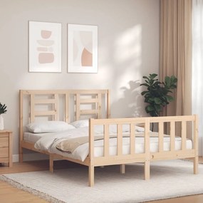 Giroletto Senza Materasso 140x200 Cm İn Legno Massello Di Pino /