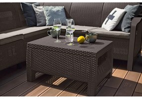 Tavolo da giardino in rattan 57x77 cm Corfu - Keter