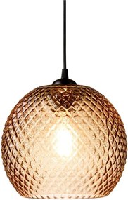 Halo Design 718368 - Lampada a sospensione su cavo NOBB 1xE27/40W/230V marrone fumé