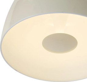 Plafoniera retrò beige con interno bianco e LED dimmerabile a 3 fasi - Vera