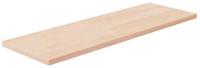 Ripiano 60x20x1,5 Cm Legno Massello Di Rovere Non Trattato /