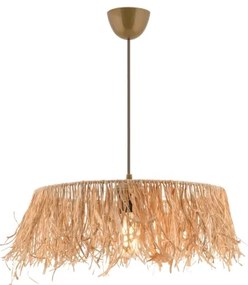 Lampadario a sospensione su cavo MARISKA 1xE27/40W/230V in rafia