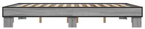 Giroletto grigio sonoma 150x200 cm in legno multistrato metallo