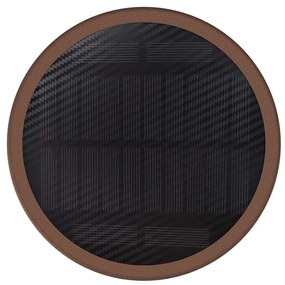 Paletto da giardino Solare Corten 80cm con Sensore Mov. e Picchetto Colore Bianco Naturale 4.000K